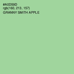#A0D59D - Granny Smith Apple Color Image